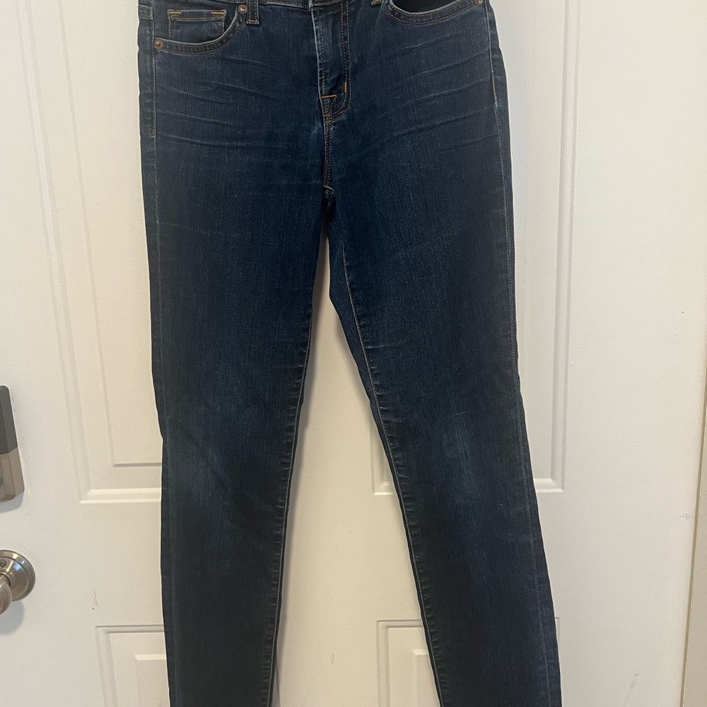 JBrand skinny leg light weight dark wash leggings size 26